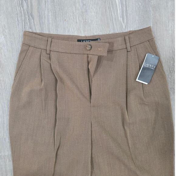 NWT Lauren Ralph Lauren Pleated Bi-stretch Jodhpur Pants size 8 - Picture 4 of 10